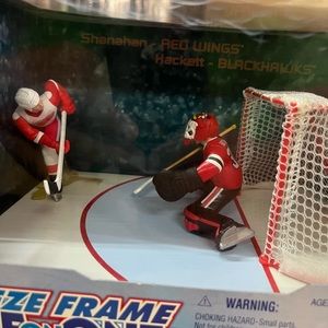 Hockey Freeze Frame One on One, Shanahan vs. Hackett by Starting Lineup